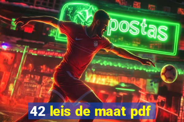 42 leis de maat pdf